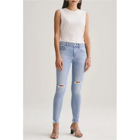 AGOLDE Sophie Ankle Denim Jean in Shrine // 32 - Picture 1 of 10